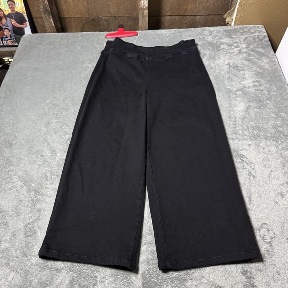 FRAME Denim Wide Leg Crop Stretchy Jeans Size 2 (30x22) Boho City Designer - Picture 1 of 9